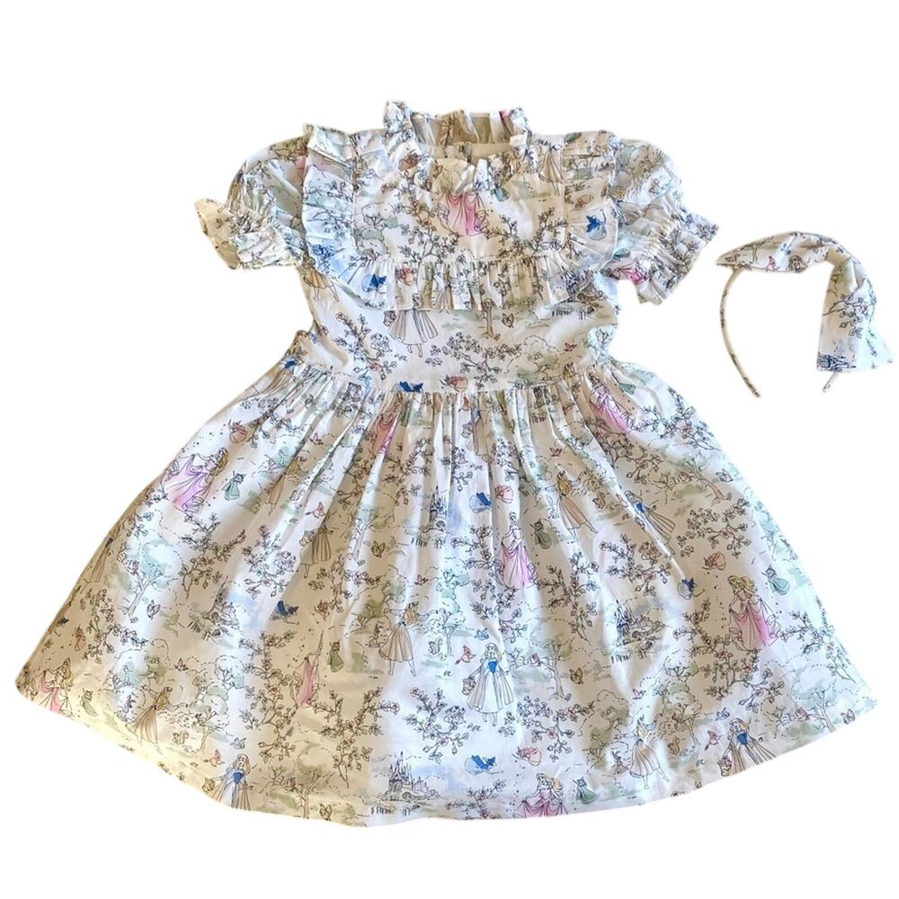 Janie and Jack X Disney Sleeping Beauty dress and headband